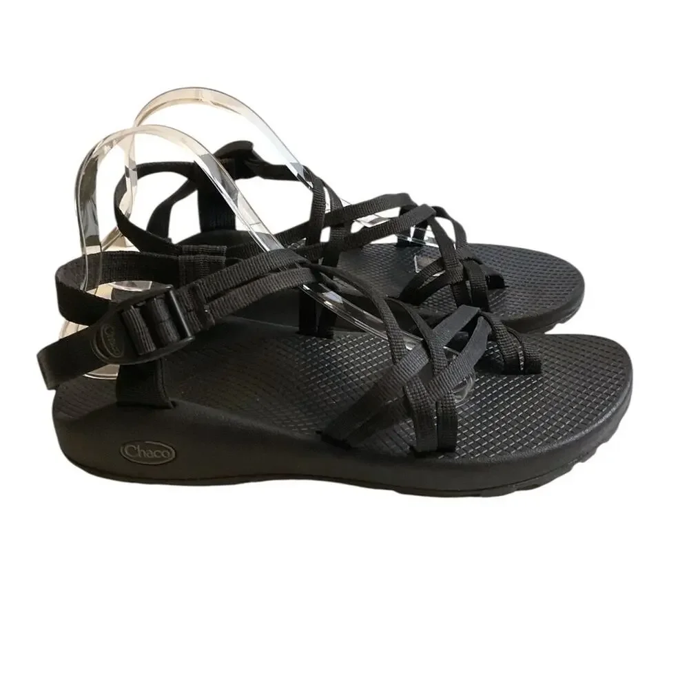 Chaco Z/2 Classic Women’s Black Sandals Size 11 Toe Loop Adjustable Strap Hiking - Picture 13 of 15